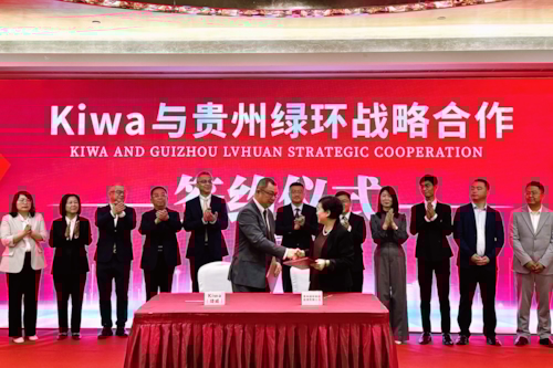 Kiwa与绿环战略合作签约合影