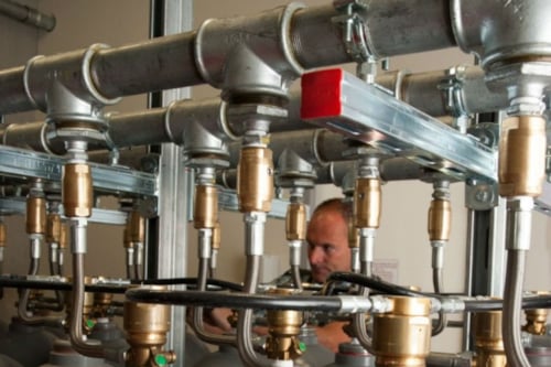 Blusgassysteem en -beveiligingen