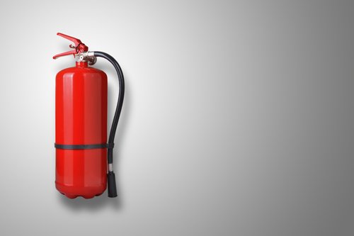 Testen Lithium-Ion brandblussers