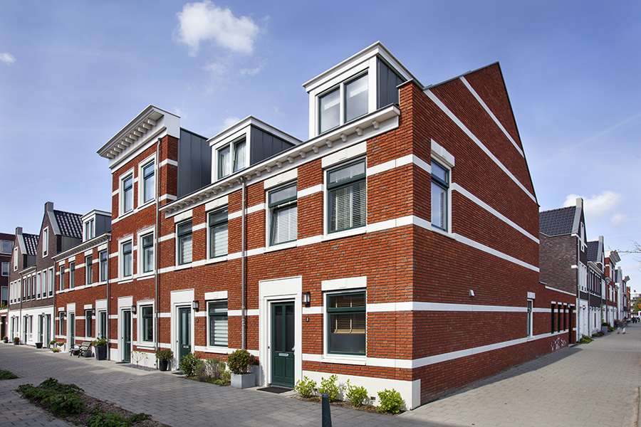 Huizen in nieuwe woonwijk
