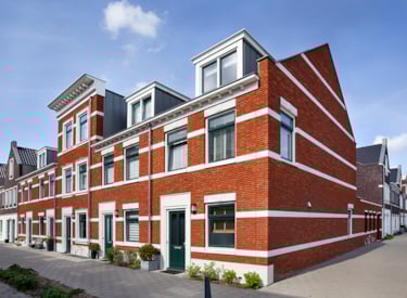 Huizen in nieuwe woonwijk