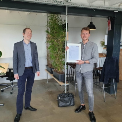 Certificaatuitreiking bij De Groene Jongens