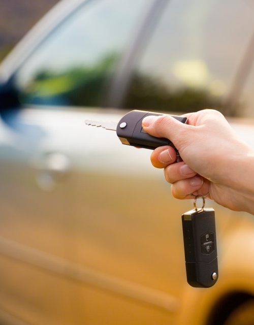 Open the car remotely