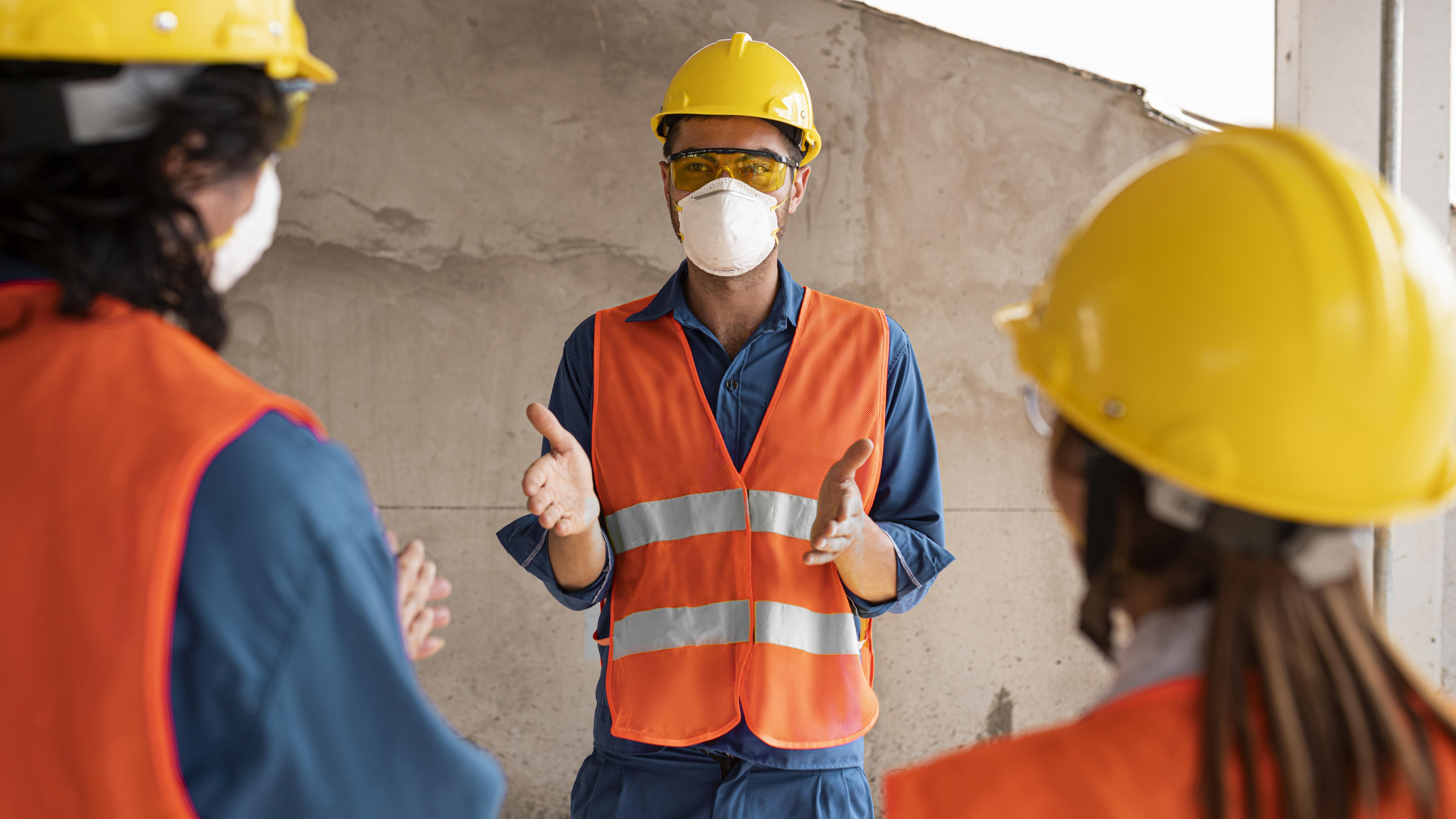 Building area workers