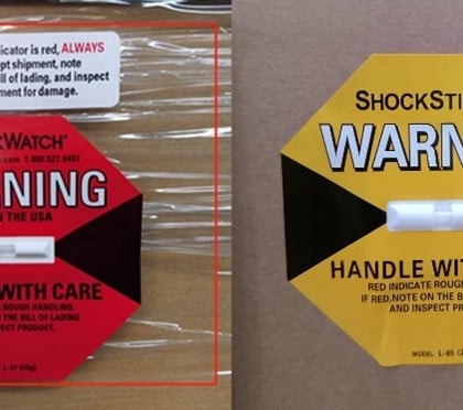 Recomendaciones para instalar correctamente los shock sensors en los pallets